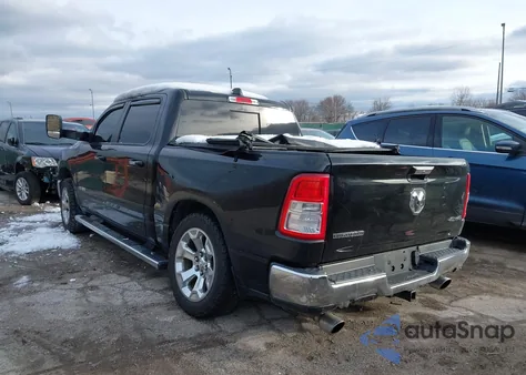 2019 Ram 1500 Big Horn/Lone Star 4X4 5'7 Box из США, поврежденный, VIN 1C6SRFFT0KN733147
